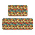 thumbnail image 1 of Sikiie Colorful Hawaii Palms Kitchen Mat 2 PCS Cushioned Kitchen Rug, Waterproof Non-Slip Kitchen Mats for Kitchen, Floor Home, Sink, Laundry, 1 of 6