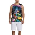 thumbnail image 1 of Sikiie Colorful Mushroom Basketball Jersey Reversible Men's Mesh Athletic Sports Shirts Training Practice S-4XLSmall, 1 of 6