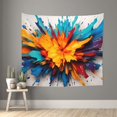 thumbnail image 1 of Sikiie Colorful Paint Print tapestry wall hanging home decor for bedrooms, living rooms, dorms 60x51in, 1 of 6
