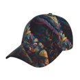 thumbnail image 1 of Sikiie Colorful Patterned Snake Unisex Vintage Washed Unstructured Baseball Cap Soft Cap Adjustable Unisex Baseball Hat Dad Hat, 1 of 6