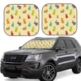 thumbnail image 1 of Sikiie Colorful Rabbit Print Foldable Car Windshield Sun Visor, Car Window Sunshade Suitable for Sedan, SUV and Truck Car Accessories-Large, 1 of 6