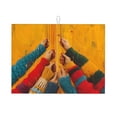 thumbnail image 1 of Sikiie Colorful Sweaters And Strings Dish Drying Mat, Kitchen Counter Mat, Self Drying Mat for Kitchen Counter Dish Drying Pad ,for Dishes, Utensils, Pots and Pans(24" x 18"), 1 of 7