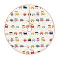 thumbnail image 1 of Sikiie Colorful Trains Nativity Christmas Tree Skirt, Jesus Christian Winter Holiday Tree Mat Decoration(30-48IN), 1 of 6