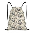 thumbnail image 1 of Sikiie Compass And Mountains In Bicycle Wheels Drawstring Backpack Drawstring Bags, Draw String Back Bag for Sports, Gym, Travel, Swimming, Beach-Medium, 1 of 6