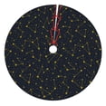 thumbnail image 1 of Sikiie Constellation 30-48 inches {designName} Print Christmas Tree Skirt Snowman Xmas Tree Skirt with Edge Christmas Decorations for Holiday Party48", 1 of 7