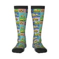 thumbnail image 1 of Sikiie Construction Machinery Knee Socks, High Socks Long Stretchy Sock Women Knee High Stocking, Long Socks for Women, 1 of 6