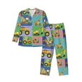 thumbnail image 1 of Sikiie Construction Machinery Mens Pajama Set, Soft Warm Long Sleeve Sleepwear, Cozy Button-Down Pjs for Men-XX-Large, 1 of 7