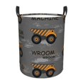 thumbnail image 1 of Sikiie Construction Machines Print Round Dirty Clothes Basket, Waterproof Standing Foldable Storage Basket, for Laundry Room, Bedroom, Bathroom Storage-Small, 1 of 6