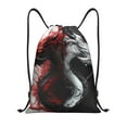 thumbnail image 1 of Sikiie Cool Black And White Dragon Drawstring Backpack Drawstring Bags, Draw String Back Bag for Sports, Gym, Travel, Swimming, Beach-Small, 1 of 6