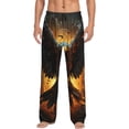 thumbnail image 1 of Sikiie Cool Black Eagle Mens Pajama Pants Sleep & Lounge Pants, PJ Bottoms With elastic waistb and Pockets X-Large, 1 of 6