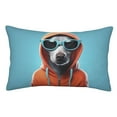 Sikiie Cool Dog In Hoodie Pillow Covers, Throw Pillow Case Cushion