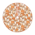 thumbnail image 1 of Sikiie Corgi Animal Nativity Christmas Tree Skirt, Jesus Christian Winter Holiday Tree Mat Decoration(30-48IN)36", 1 of 6