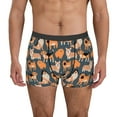 thumbnail image 1 of Sikiie Corgi Collie Pug Print Men's Boxer Briefs, Elastic Waistband Boxer Briefs Leggings-Medium, 1 of 5