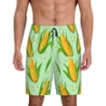 thumbnail image 1 of Sikiie Corn 7 Mens Pajama Shorts, Lightweight Lounge Pant with Pockets Soft Sleep Pj Shorts for MenXX-Large, 1 of 6