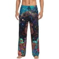 thumbnail image 1 of Sikiie Cosmic Garden Woman Portrait Pajama Pants Men, PJ Bottoms, Sleep & Lounge Pants-XX-Large, 1 of 6