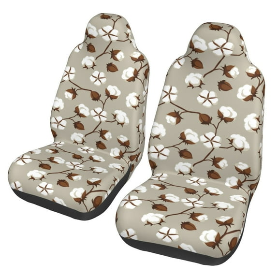 Sikiie Cotton Tree Car Seat Protector 2 Pack Car Seat Cushion Mat, Car Seat Covers for SUV, Truck, Van