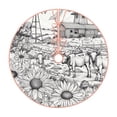 thumbnail image 1 of Sikiie Country Farm Scene Christmas Tree Skirt, Christmas Tree Decorations, Christmas Decor, Tree Mat Decoration(30-48IN)-36", 1 of 6