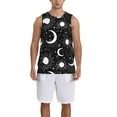 thumbnail image 1 of Sikiie Crescent and Stars Basketball Jersey Reversible Men's Mesh Athletic Sports Shirts Training Practice S-4XLMedium, 1 of 6
