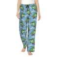 thumbnail image 1 of Sikiie Crocodile Riding Skateboard Women’s Ultra-Soft Comfy Lounge Pants Sleepwear Comfy Lounge Pants Drawstring Sleep Bottoms with PocketsXX-Large, 1 of 6