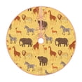 thumbnail image 1 of Sikiie Cute Animals Nativity Christmas Tree Skirt, Jesus Christian Winter Holiday Tree Mat Decoration(30-48IN)36", 1 of 6