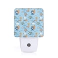 thumbnail image 1 of Sikiie Cute Animals Surfers Led Night Light, Warm White,Cool White Lights for Bathroom,Hallway,Bedroom, Kids Room-US, 1 of 7