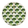 thumbnail image 1 of Sikiie Cute Broccoli Nativity Christmas Tree Skirt, Jesus Christian Winter Holiday Tree Mat Decoration(30-48IN)36", 1 of 6