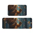 thumbnail image 1 of Sikiie Cute Butterfly Bear Kitchen Mat 2 PCS Cushioned Kitchen Rug, Waterproof Non-Slip Kitchen Mats for Kitchen, Floor Home, Sink, Laundry, 1 of 6