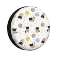 thumbnail image 1 of Sikiie Cute Cat PVC Leather Spare Tire Wheel Cover Spare Tire Cover, for Car Truck SUV Camper Trailer Universal Fit(14-17in)-16 inch, 1 of 6