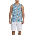 thumbnail image 1 of Sikiie Cute Chickens and Flowers Basketball Jersey Reversible Men's Mesh Athletic Sports Shirts Training Practice S-4XLXX-Large, 1 of 6