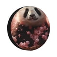 thumbnail image 1 of Sikiie Cute Cloud Panda PVC Leather Spare Tire Wheel Cover Spare Tire Cover, for Car Truck SUV Camper Trailer Universal Fit(14-17in)-17 inch, 1 of 6