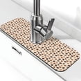 thumbnail image 1 of Sikiie Cute Coffee Bean Print Splash Guard for Sink Faucet-1 PC Super Absorbent Fast Drying Mat Sink Gadgets-Splash Guard for Kitchen, Sink Mat, 1 of 7