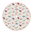 thumbnail image 1 of Sikiie Cute Dinosaur Nativity Christmas Tree Skirt, Jesus Christian Winter Holiday Tree Mat Decoration(30-48IN)30", 1 of 6