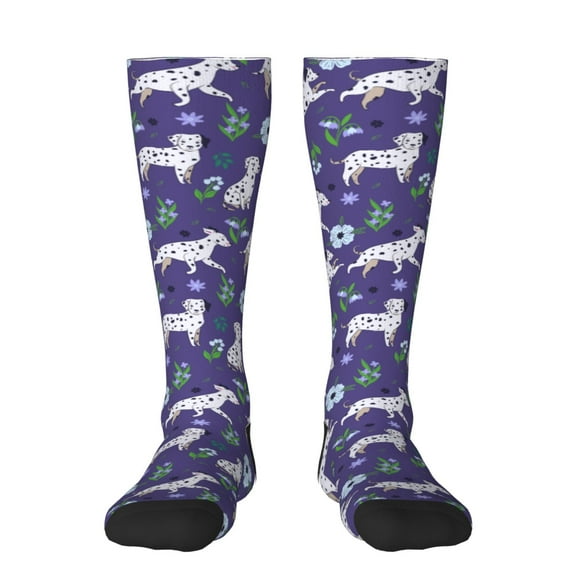 Sikiie Cute Dog Knee Socks, High Socks Long Stretchy Sock Women Knee High Stocking, Long Socks for Women