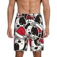 thumbnail image 1 of Sikiie Cute Dog Mens Pajama Shorts, Lightweight Lounge Pant with Pockets Soft Sleep Pj Shorts for Men4X-Large, 1 of 6