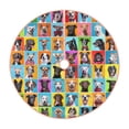 thumbnail image 1 of Sikiie Cute Dogs Collage Nativity Christmas Tree Skirt, Jesus Christian Winter Holiday Tree Mat Decoration(30-48IN)36", 1 of 6