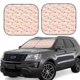 thumbnail image 1 of Sikiie Cute Ducks In Hats Print Foldable Car Windshield Sun Visor, Car Window Sunshade Suitable for Sedan, SUV and Truck Car Accessories-Small, 1 of 6