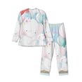 thumbnail image 1 of Sikiie Cute Elephant Mens Pajama Set, Soft Warm Long Sleeve Sleepwear, Cozy Button-Down Pjs for Men-XX-Large, 1 of 7