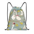 thumbnail image 1 of Sikiie Cute Farm Birds Drawstring Backpack Drawstring Bags, Draw String Back Bag for Sports, Gym, Travel, Swimming, Beach-Medium, 1 of 6