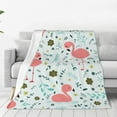 thumbnail image 1 of Sikiie Cute Flamingo Ultra-Soft Micro flannel Blanket Luxury All Seasons Warm Blanket for Bedding Sofa and Travel (4 sizes)-60"x50", 1 of 7