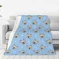 thumbnail image 1 of Sikiie Cute French Bulldog Ultra-Soft Micro flannel Blanket Luxury All Seasons Warm Blanket for Bedding Sofa and Travel (4 sizes)-80"x60", 1 of 7
