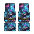 thumbnail image 1 of Sikiie Cute Fuzzy Fantasy Creatures Car Foot Mat Set of 4 Pieces Basics Universal Fit Rubber Carpet Floor Mats For Car SUV Van & Truck, 26.8"L x 17.3"W (Front), 13"L x 17.3"W(Rear), 1 of 6