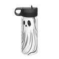 thumbnail image 1 of Sikiie Cute Ghost Simple Drawing Print 18OZ Insulated Straw Cup, Portable Leak-proof Sports Water Bottle, Stainless Steel Water Cup Suitable for Home and Outdoor, 1 of 8