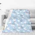 thumbnail image 1 of Sikiie Cute Goose On A Blue Sky Ultra-Soft Micro flannel Blanket Luxury All Seasons Warm Blanket for Bedding Sofa and Travel (4 sizes)-60"x50", 1 of 7
