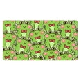 thumbnail image 1 of Sikiie Cute Green Frog Mouse Pad, 16x29.5 Mousepad Desk Mat in Anti-Slip Rubber Mousepads Mat for Game Office Laptop Computer, 1 of 8