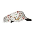 thumbnail image 1 of Sikiie Cute Little Animals Sun Visor Hat Adjustable Velcro Golf Visor Sports Sunscreen Visor Hat for Outdoor Activities, 1 of 7