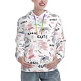 thumbnail image 1 of Sikiie Cute Magic Bunny Women's Casual Hoodies Long Sleeve Lightweight Pullover Tops Loose Sweatshirt-Small, 1 of 7