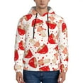 thumbnail image 1 of Sikiie Cute Mushroom Men's Hoodie, Essentials Hoodie, Sweatshirt, Pullover Hooded Sweatshirt for Men-Medium, 1 of 7