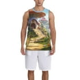 thumbnail image 1 of Sikiie Cute Mushroom Town Basketball Jersey Reversible Men's Mesh Athletic Sports Shirts Training Practice S-4XLX-Large, 1 of 6