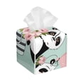 thumbnail image 1 of Sikiie Cute Panda Leather Tissue Box Cover Square, tissue box holder, Tissue Box with Bottom Belt-5.2”x5.2”x5.2”, 1 of 7
