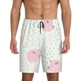 thumbnail image 1 of Sikiie Cute Pigs Mens Pajama Shorts, Lightweight Lounge Pant with Pockets Soft Sleep Pj Shorts for MenLarge, 1 of 6